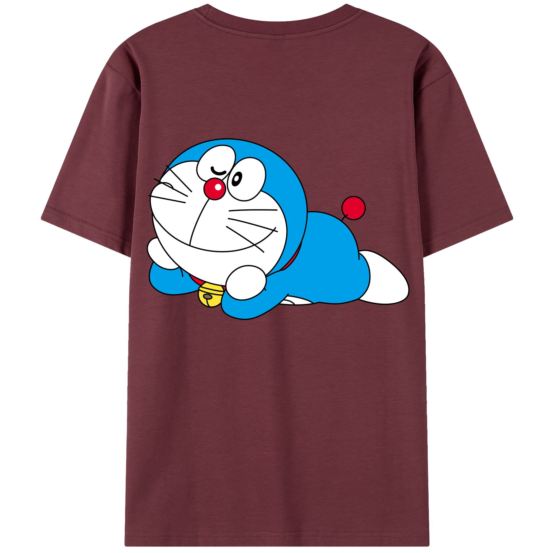 （画像用） ドラえもん Doraemon 綿100％半袖Tシャツ（背面プリント）